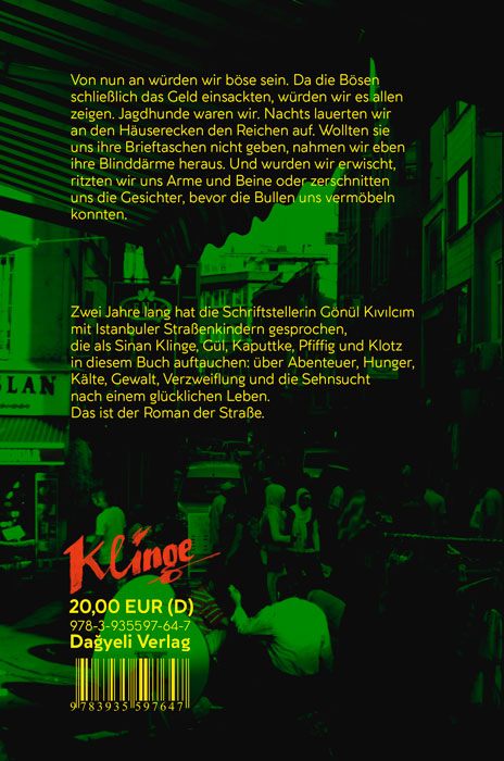 Rückseitencover Klinge
