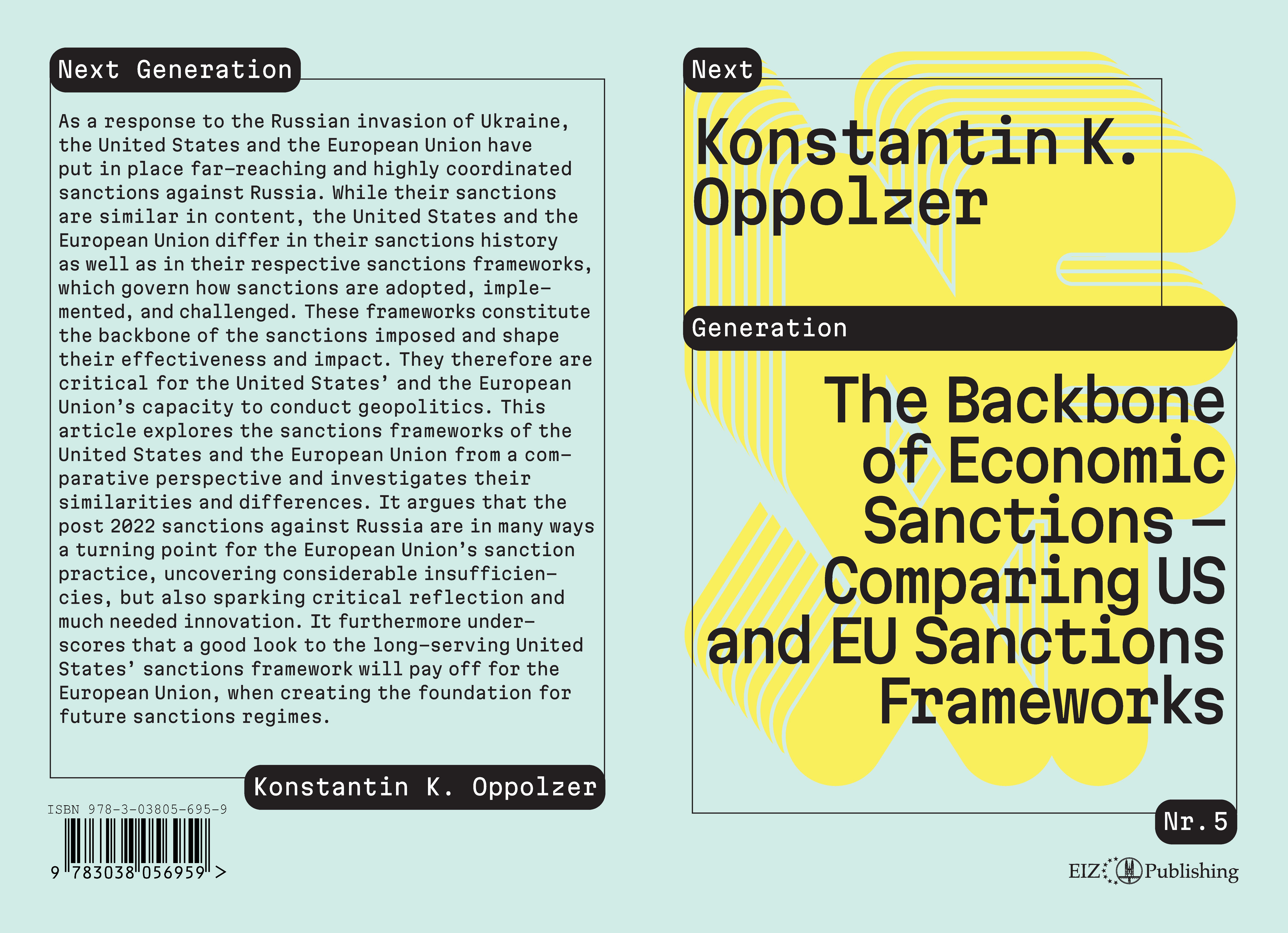 Gesamtes Coverbild The Backbone of Economic Sanctions - Comparing US and EU Sanctions Frameworks