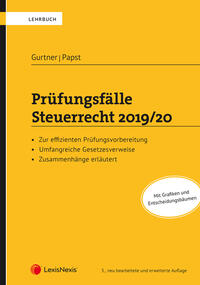 Vorderes Coverbild Prüfungsfälle Steuerrecht 2019/20