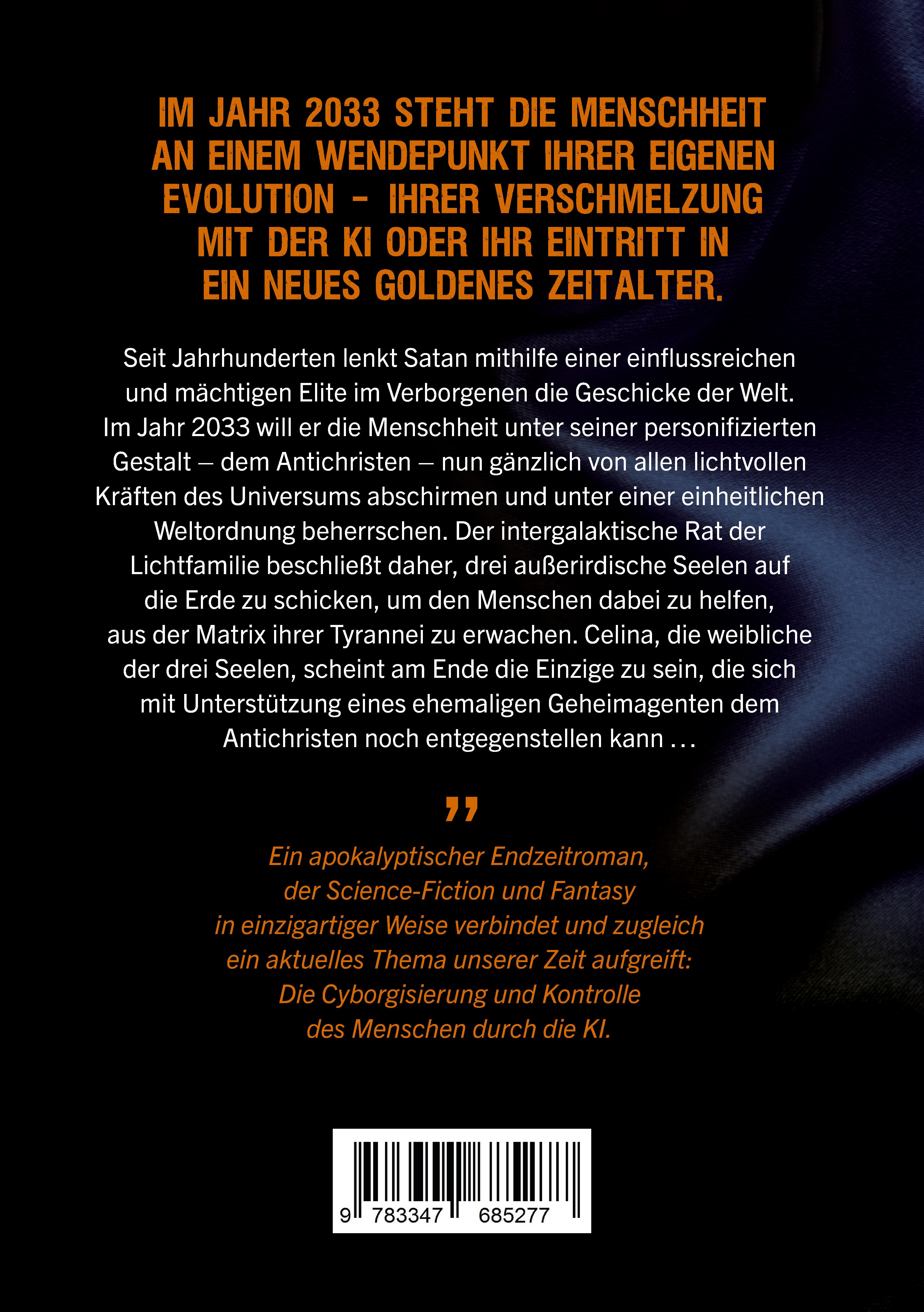 Rückseitencover DER LETZTE KAMPF UM DAS LICHT - Zeitenwende 2033