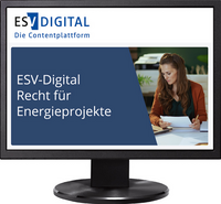 Vorderes Coverbild ESV-Digital Recht für Energieprojekte - Jahresabonnement