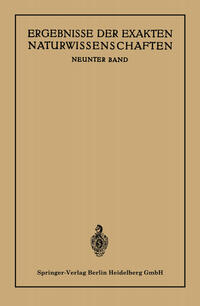 Vorderes Coverbild Ergebnisse der Exakten Naturwissenschaften