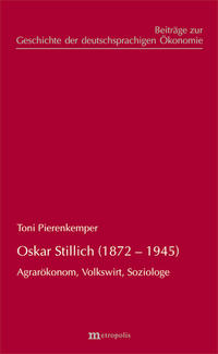 Vorderes Coverbild Oskar Stillich (1872-1945)
