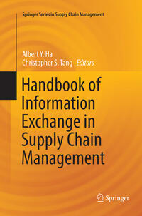 Vorderes Coverbild Handbook of Information Exchange in Supply Chain Management