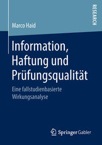 Vorderes Coverbild Information, Haftung und Prüfungsqualität