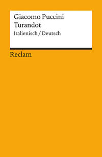 Vorderes Coverbild Turandot. Italienisch/Deutsch
