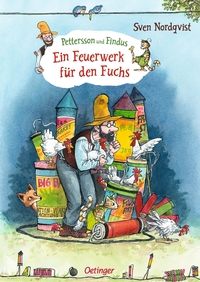 Vorderes Coverbild Pettersson und Findus. Ein Feuerwerk für den Fuchs