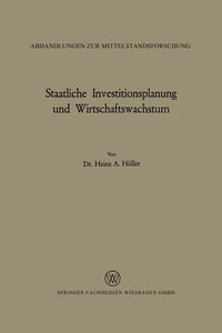 Vorderes Coverbild Staatliche Investitionsplanung und Wirtschaftswachstum