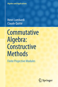 Vorderes Coverbild Commutative Algebra: Constructive Methods
