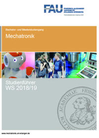 Vorderes Coverbild Studienführer Mechatronik WS 2018/19