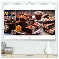 Vorderes Coverbild Schokolade 2026. Sinnliche Impressionen (hochwertiger Premium Wandkalender 2026 DIN A2 quer), Kunstdruck in Hochglanz