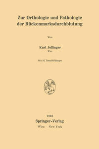 Vorderes Coverbild Zur Orthologie und Pathologie der Rückenmarksdurchblutung