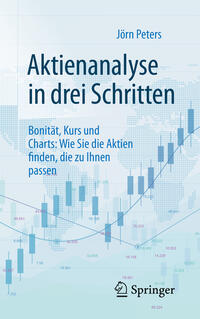 Vorderes Coverbild Aktienanalyse in drei Schritten