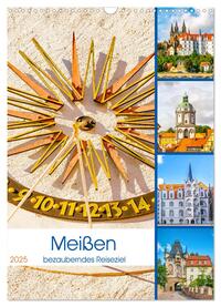 Vorderes Coverbild Meißen - bezauberndes Reiseziel (Wandkalender 2025 DIN A3 hoch), CALVENDO Monatskalender