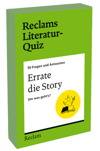 Vorderes Coverbild Errate die Story. Um was geht’s? 50 Fragen und Antworten für Büchermenschen