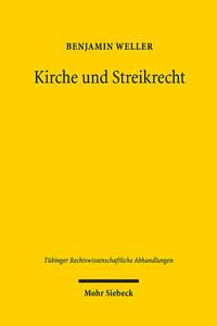 Vorderes Coverbild Kirche und Streikrecht