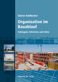 Vorderes Coverbild Organisation im Bauablauf