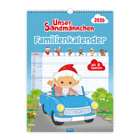 Vorderes Coverbild Trötsch Unser Sandmännchen XL-Familienplaner Familienkalender Unser Sandmännchen 2026
