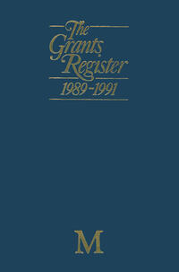 Vorderes Coverbild The Grants Register 1989–1991