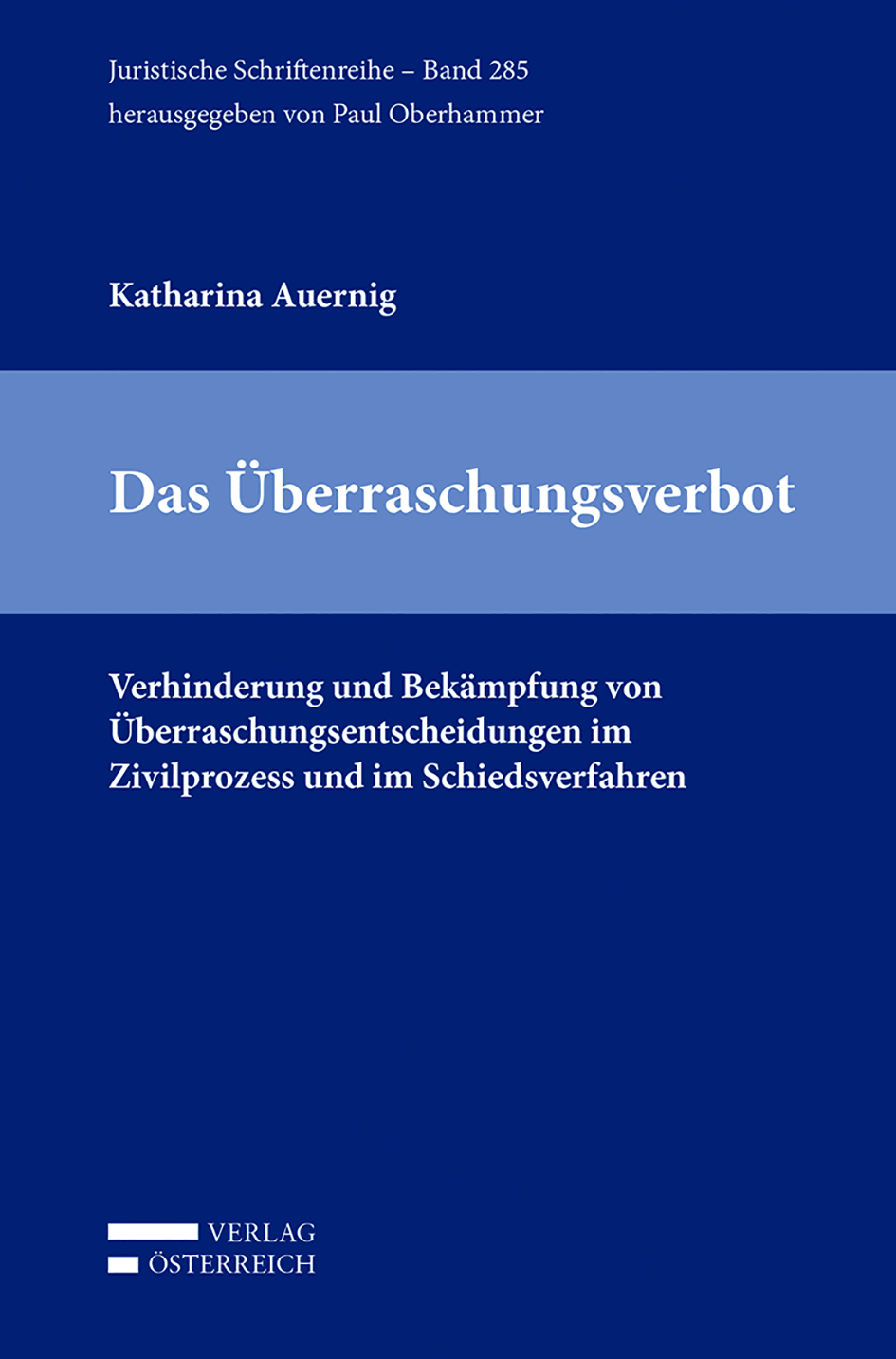 Anderes Coverbild Das Überraschungsverbot