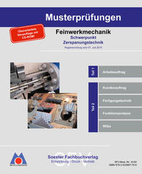 Vorderes Coverbild Musterprüfungsordner Zerspanungsmechaniker / Musterprüfungsordner Feinwerkmechanik