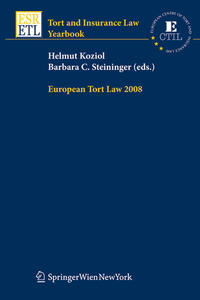 Vorderes Coverbild European Tort Law 2008