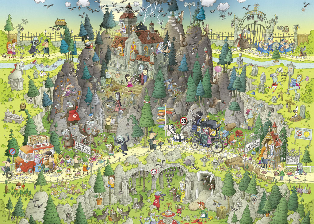 Beispielinhalt (Bild) Transylvanian Habitat Puzzle