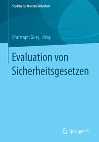 Vorderes Coverbild Evaluation von Sicherheitsgesetzen