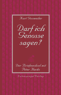 Vorderes Coverbild Darf ich Genosse sagen?