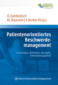 Vorderes Coverbild (hohe Qualität) Patientenorientiertes Beschwerdemanagement