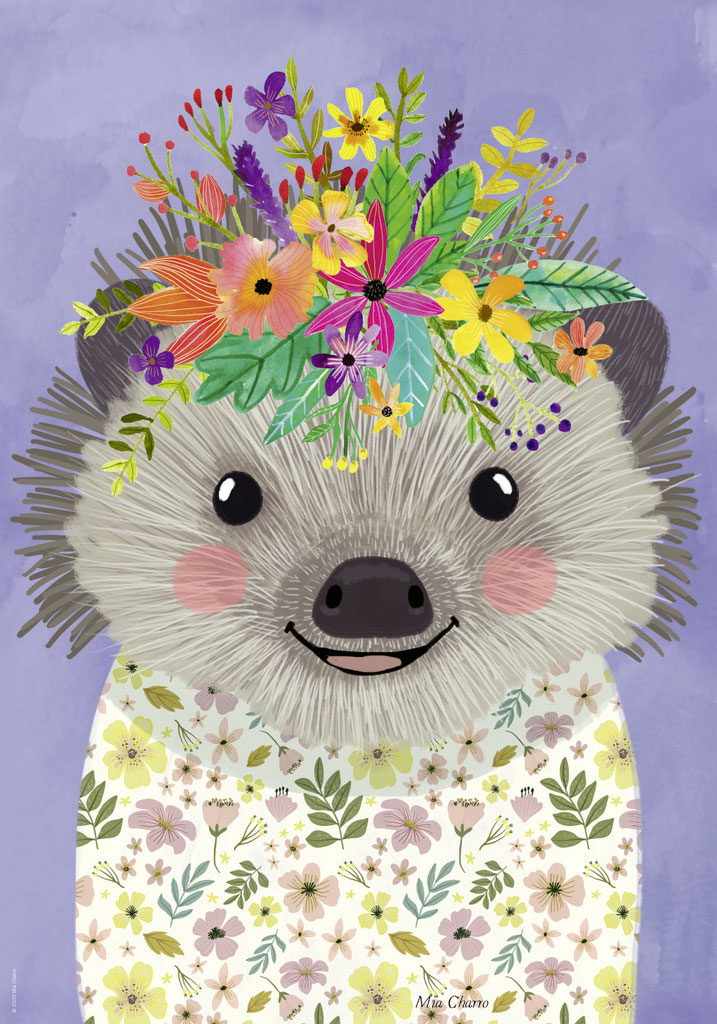 Beispielinhalt (Bild) Funny Hedgehog Puzzle