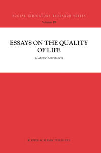 Vorderes Coverbild Essays on the Quality of Life