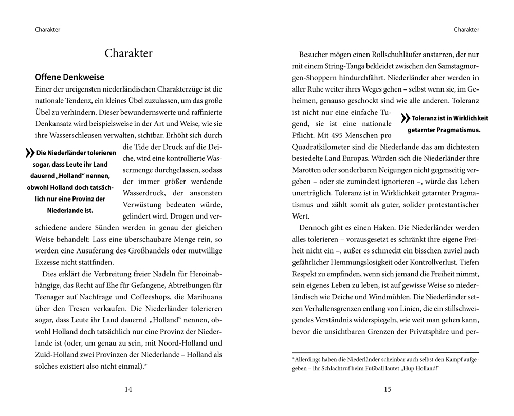 Beispielinhalt (Bild) So sind sie, die Niederländer