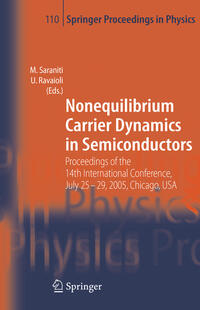 Vorderes Coverbild Nonequilibrium Carrier Dynamics in Semiconductors