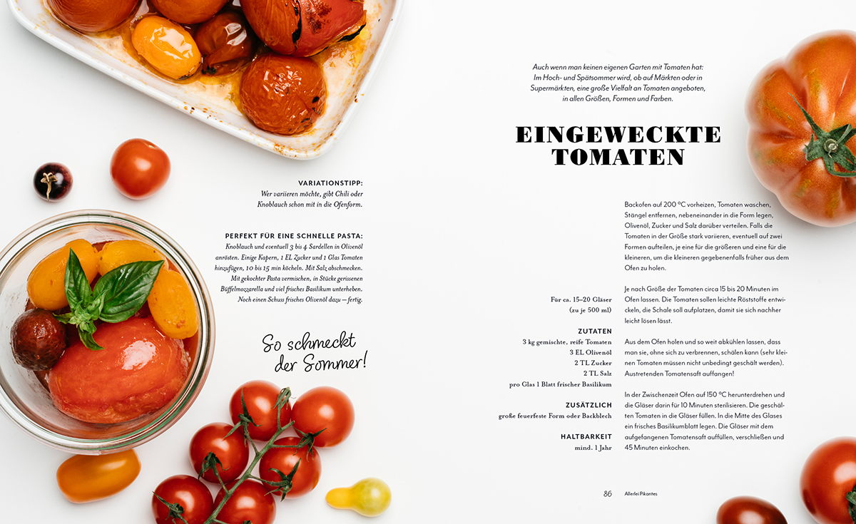 Beispielinhalt (Bild) Einkochbuch