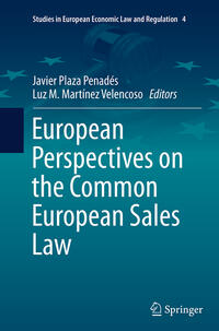 Vorderes Coverbild European Perspectives on the Common European Sales Law