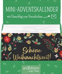 Vorderes Coverbild Display Mini-Adventskalender mit Umschlag zum Verschicken