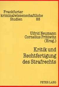 Vorderes Coverbild Kritik und Rechtfertigung des Strafrechts