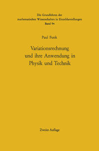 Vorderes Coverbild Variationsrechnung und ihre Anwendung in Physik und Technik