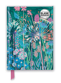 Vorderes Coverbild Premium Notizbuch Blank DIN A5: Lucy Innes Williams, Blau-Grünes Gartenhaus