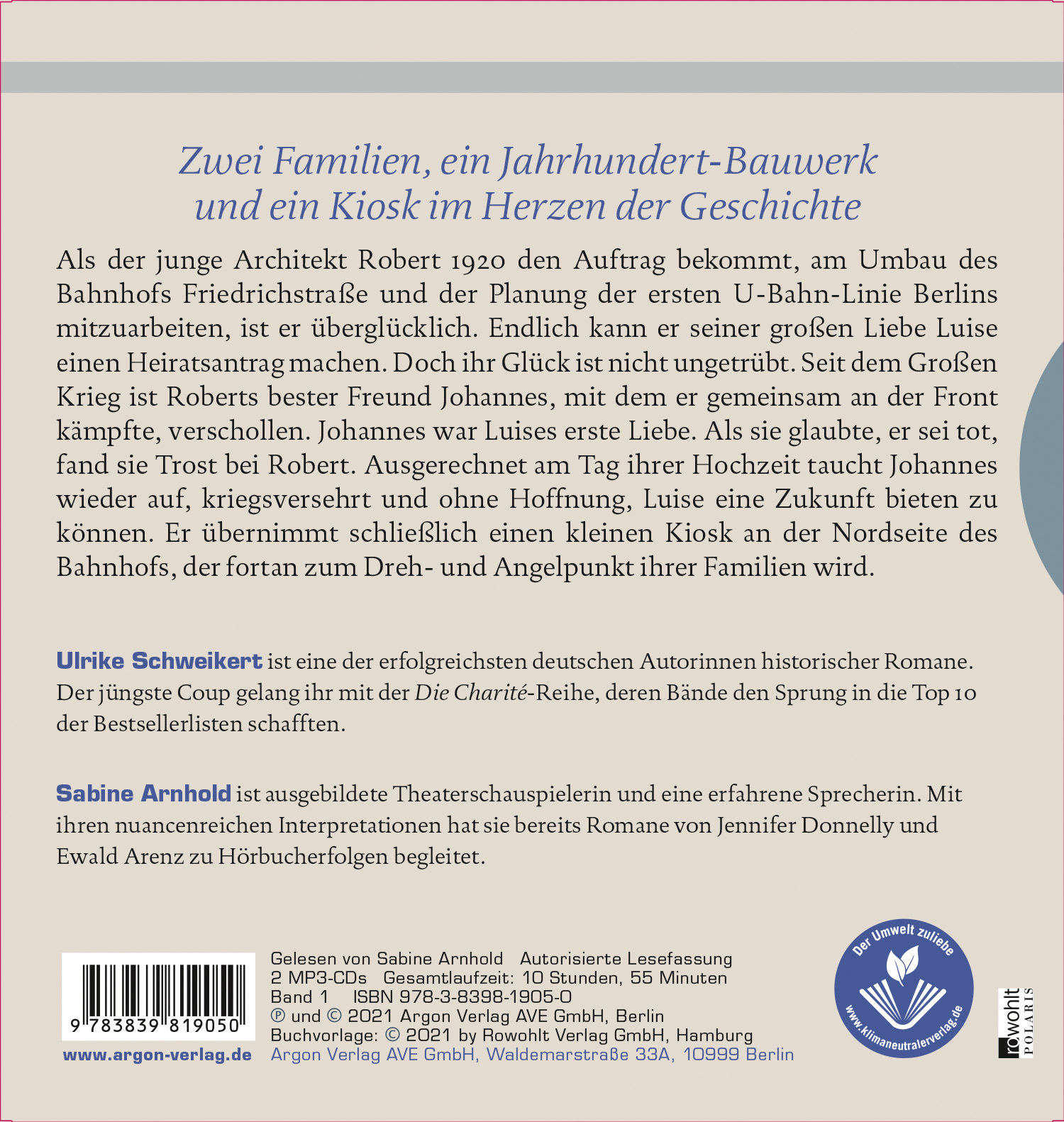 Rückseitencover Berlin Friedrichstraße: Novembersturm