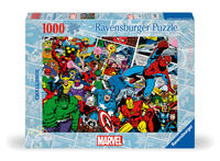 Vorderes Coverbild Erwachsenenpuzzle 1000 Teile - Marvel Avengers - Challenge