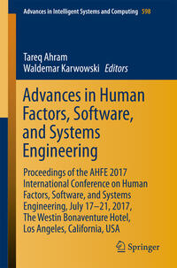 Vorderes Coverbild Advances in Human Factors, Software, and Systems Engineering