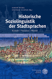 Vorderes Coverbild Historische Soziolinguistik der Stadtsprachen