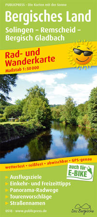 Vorderes Coverbild Bergisches Land, Solingen - Remscheid - Bergisch Gladbach