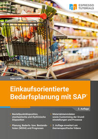 Vorderes Coverbild Einkaufsorientierte Bedarfsplanung mit SAP - 2. Auflage