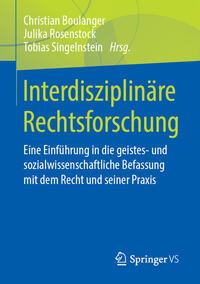 Vorderes Coverbild Interdisziplinäre Rechtsforschung