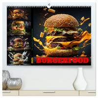 Vorderes Coverbild Burgerfood (hochwertiger Premium Wandkalender 2025 DIN A2 quer), Kunstdruck in Hochglanz