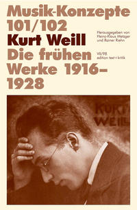 Vorderes Coverbild Kurt Weill