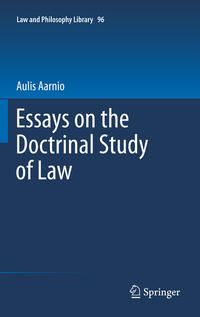 Vorderes Coverbild Essays on the Doctrinal Study of Law